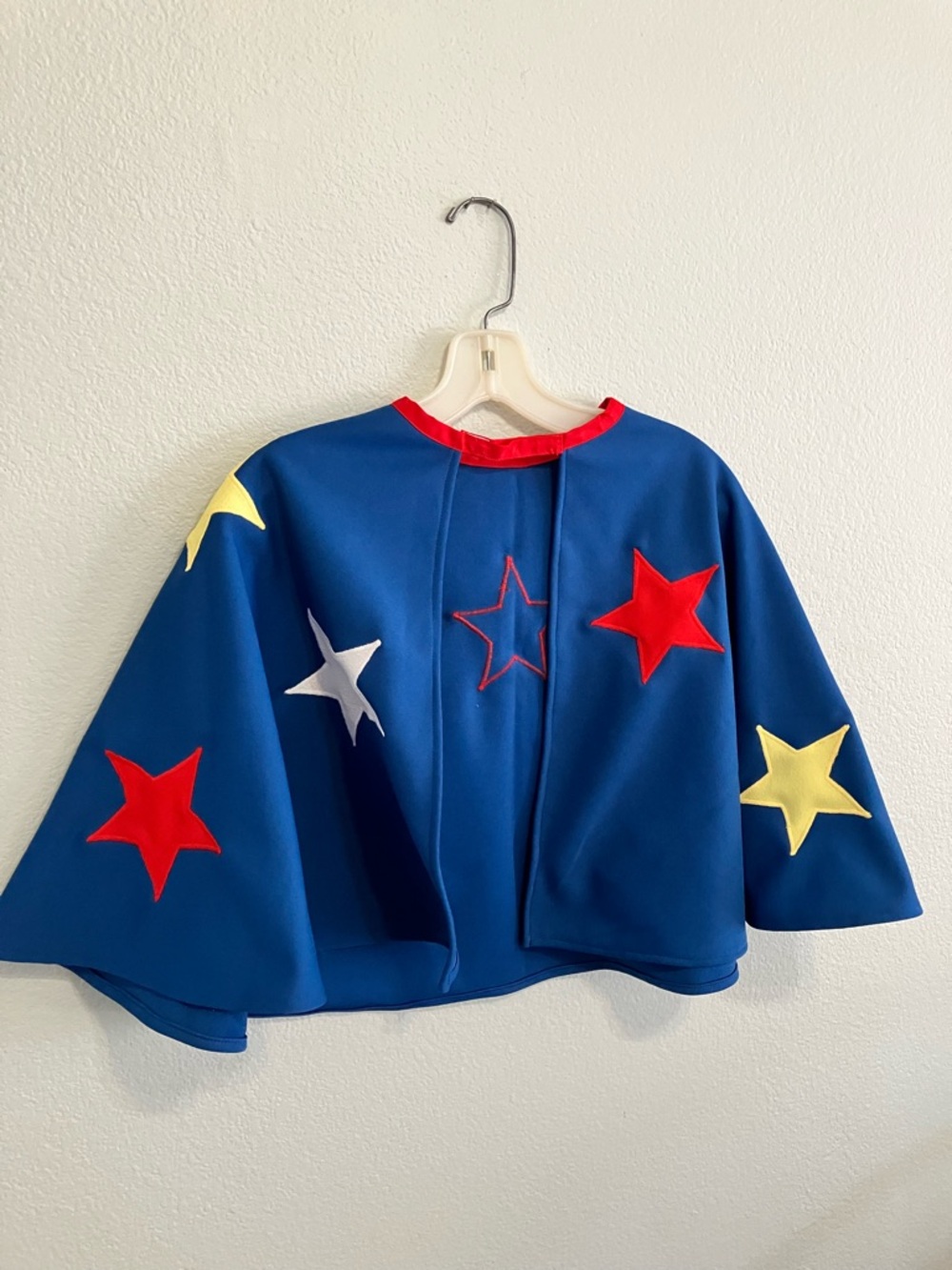 Handcrafted Super Fun Blue Play Cape For Children
